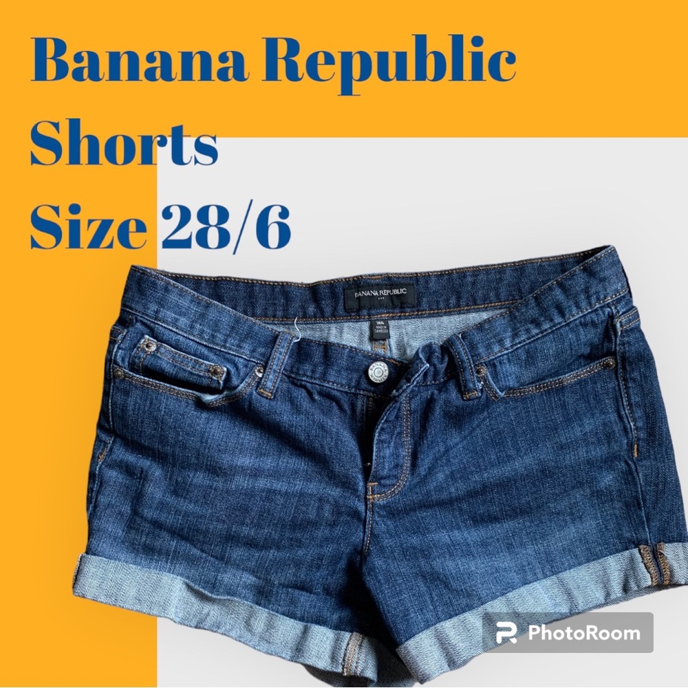 Banana Republic Jean Shorts Size 6
